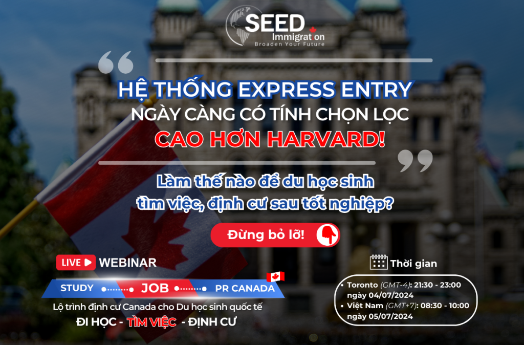 Hệ thống Express Entry ngày càng có tính chọn lọc cao hơn Harvard