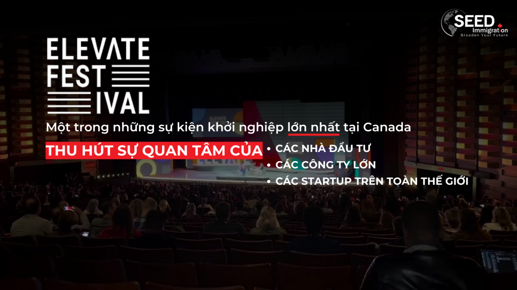 Elevate Festival là một trong những sự kiện khởi nghiệp lớn nhất tại Canada