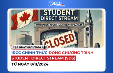 IRCC Chính Thức Đóng Chương Trình Student Direct Stream (SDS) Từ Ngày 8/11/2024