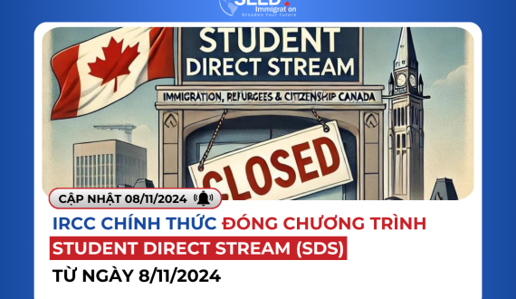 IRCC Chính Thức Đóng Chương Trình Student Direct Stream (SDS) Từ Ngày 8/11/2024